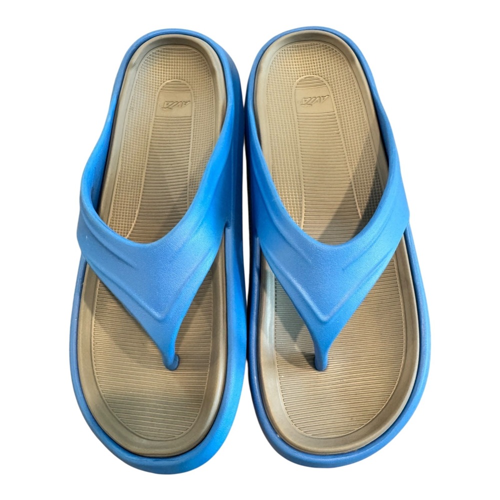 AVIA‎ Blue Comfort Slide Sandals Mens Size 12 Slip On Beach Pool Casual